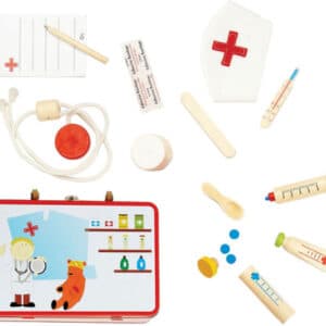 ערכת הרופא הצעיר מעץ מבית Linda Toys