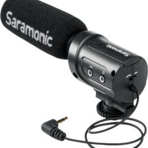 מיקרופון שוטגאן למצלמות דגם SR-M3 מבית Saramonic
