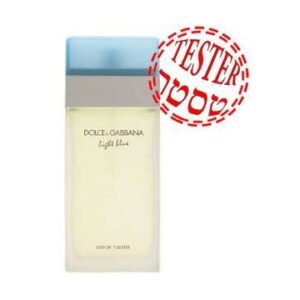 בושם טסטר לאישה Light Blue 100 מ"ל או דה טואלט E.D.T מבית Dolce & Gabbana