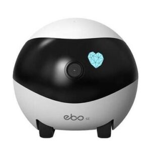 רובוט מצלמה EBO SE FamilyBot עם תחנת עגינה לבן מבית Enabot