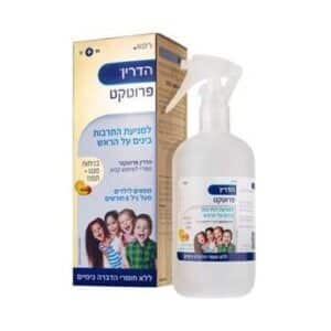 תרסיס למניעת כינים פרוטקט בניחוח מנגו ותפוז בנפח 250 מ"ל מבית הדרין