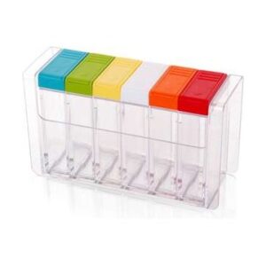 מתקן לתבלינים 6 תאים בעיצוב קלאסי מבית HomeSet