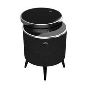 שולחן רמקול Bluetooth Sound Box V1400W עם מגשית הרחבה כפולה ואקולייזר שחור זכוכית מבית NOA