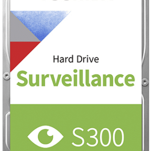 דיסק קשיח פנימי S300 Surveillance 6TB 3.5'' 5400RPM SATA III 256MB מבית Toshiba