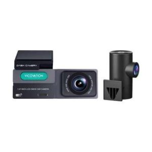 מצלמת דרך לרכב G2 קדמית 2K QHD ואחורית 1080P שחור מבית VicoVation