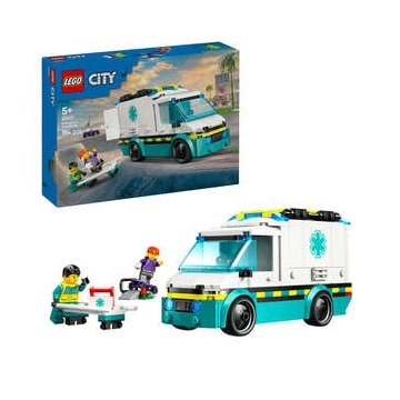 לגו אמבולנס לשעת חירום 60451 City מבית LEGO