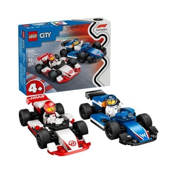 לגו City F1 מכוניות מרוץ Williams ו-Haas 60464 מבית LEGO