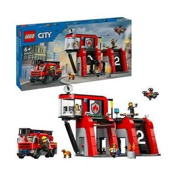 לגו תחנת כיבוי אש וכבאית 60414 City מבית LEGO