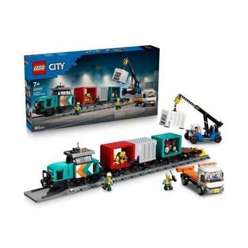 לגו רכבת משא בנמל עם עגורן ומשאית 60509 City מבית LEGO