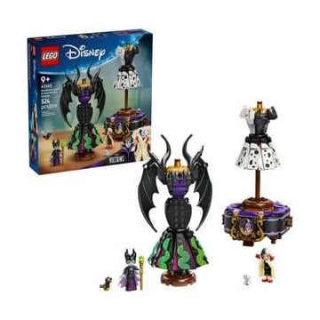 לגו השמלות של מליפיסנט וקרואלה דה ויל 43262 Disney מבית LEGO