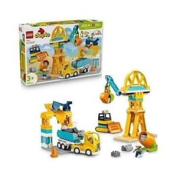 לגו אתר בנייה וכלי רכב 3 ב-1 10476 DUPLO מבית LEGO