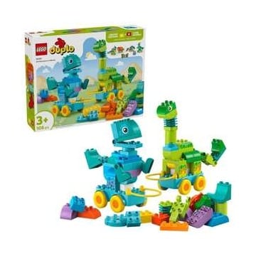 לגו דינוזאורים על גלגלים 3 ב-1 10451 DUPLO מבית LEGO