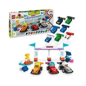 לגו מכוניות מרוץ ונהגי F1 10445 DUPLO מבית LEGO