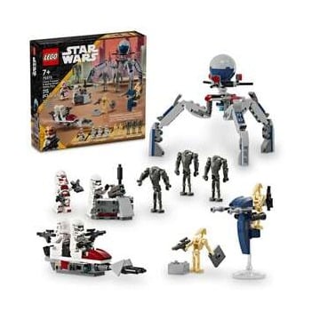 לגו ערכת קרב דרואידי קרב וחיילים משובטים 75372 Star Wars מבית LEGO