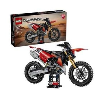 לגו Technic אופנוע Ducati Desmo450 MX Factory 42238 מבית LEGO